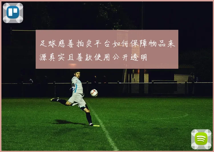 足球慈善拍卖平台如何保障物品来源真实且善款使用公开透明